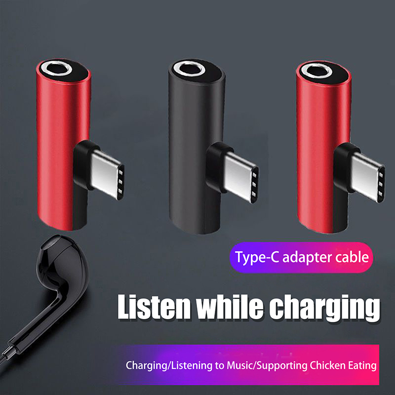 Earphone Splitter Jack - USB Type-C To 3.5 Mm Headphone