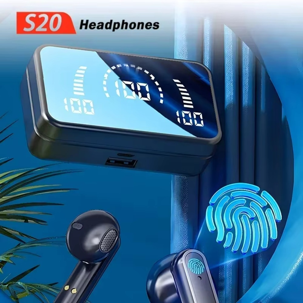 QCY TWS S20 Earphone Bluetooth - Earbuds Charging Case ulasan dan harga