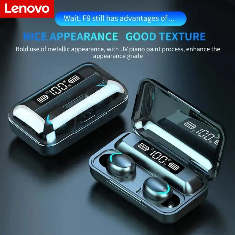 Lenovo F9 Bluetooth Wireless H - Usb C Earphone ulasan dan harga