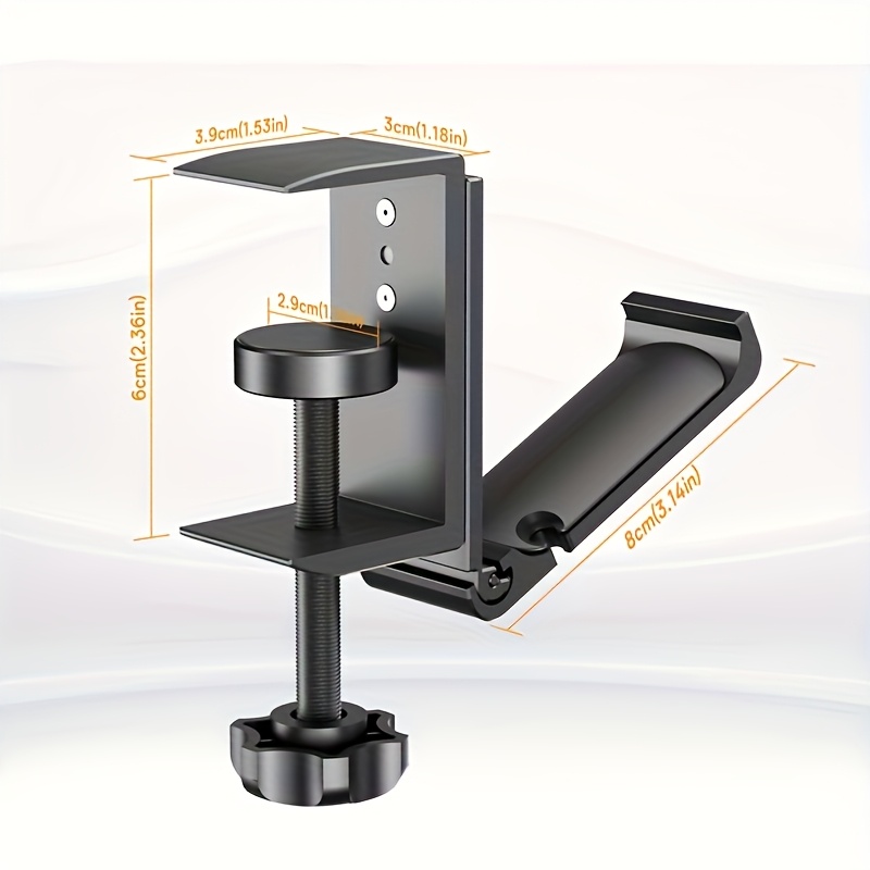 All‑Aluminum Foldable Under‑de - Headphone Stand Desk ulasan dan harga