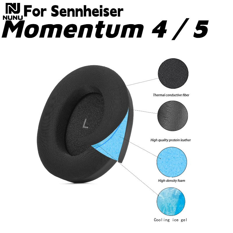 Replacement Comfortable lambsk - Sennheiser Headphone Momentum 4 ulasan dan harga