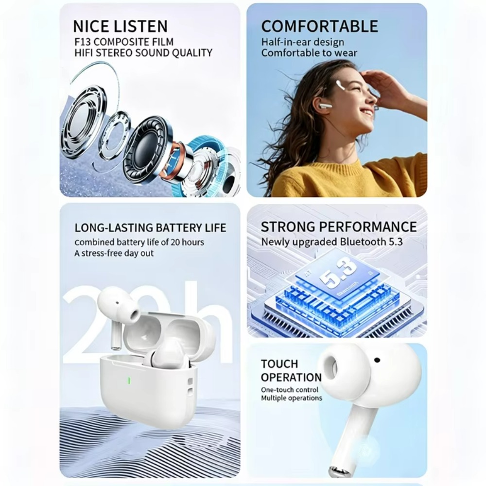2028 New A7 Pro Bluetooth Head - Earbuds Charging Case ulasan dan harga