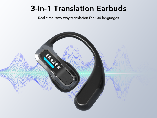 ERAZER X8 Real Time Translatio - Usb C Earphone ulasan dan harga