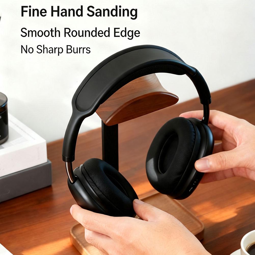 Walnut Headphone Stand Stores  - Headphone Stand Desk ulasan dan harga