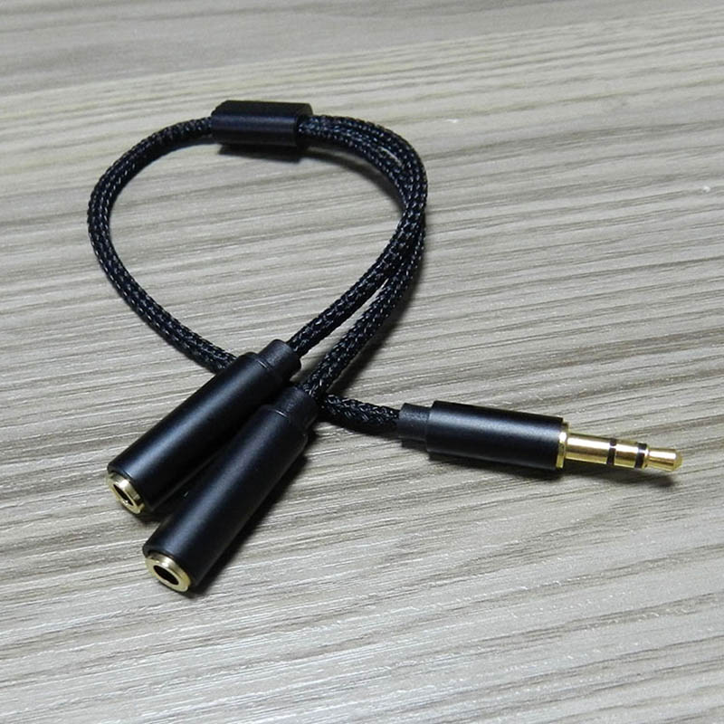 3.5mm Audio Splitter Y Jack 1  - Earphone Splitter Jack ulasan dan harga