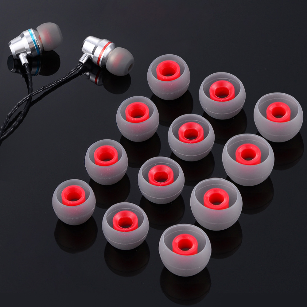 1/60Pairs Silicone in-Ear Earp - Silicone Ear Tip Replacement ulasan dan harga