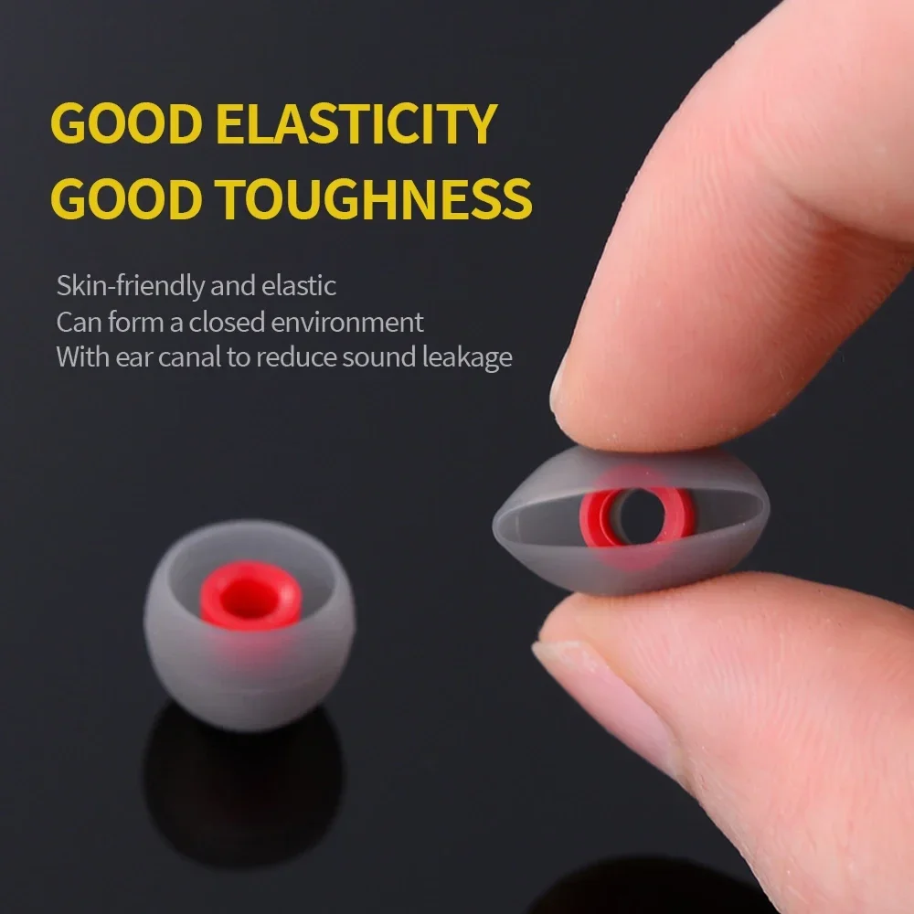 1/60Pairs Silicone in-Ear Earp - Silicone Ear Tip Replacement ulasan dan harga